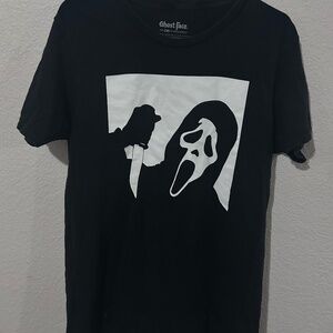Ghost face shirt for men size M black